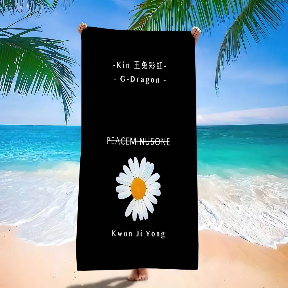 Peat Pellet Tray - G-Dragon Daisy P-Peaceminusone Beach Towel Colorful