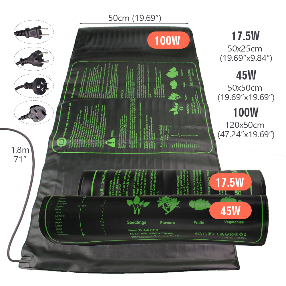 17.5W 45W 100W Seedling Heat M - Rooting Gel Clone のレビューと価格