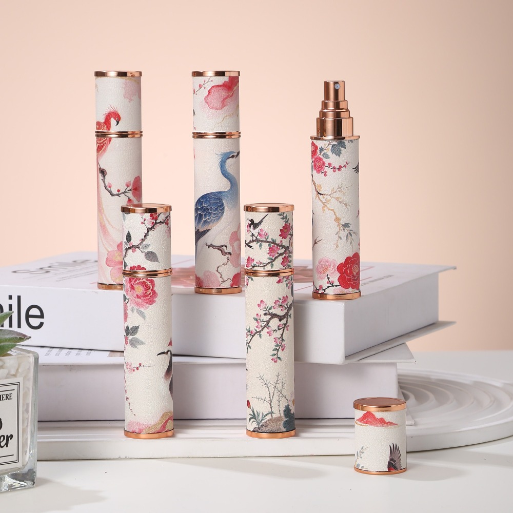 Portable PU Leather Perfume Bo - Misting Bottle Fine のレビューと価格