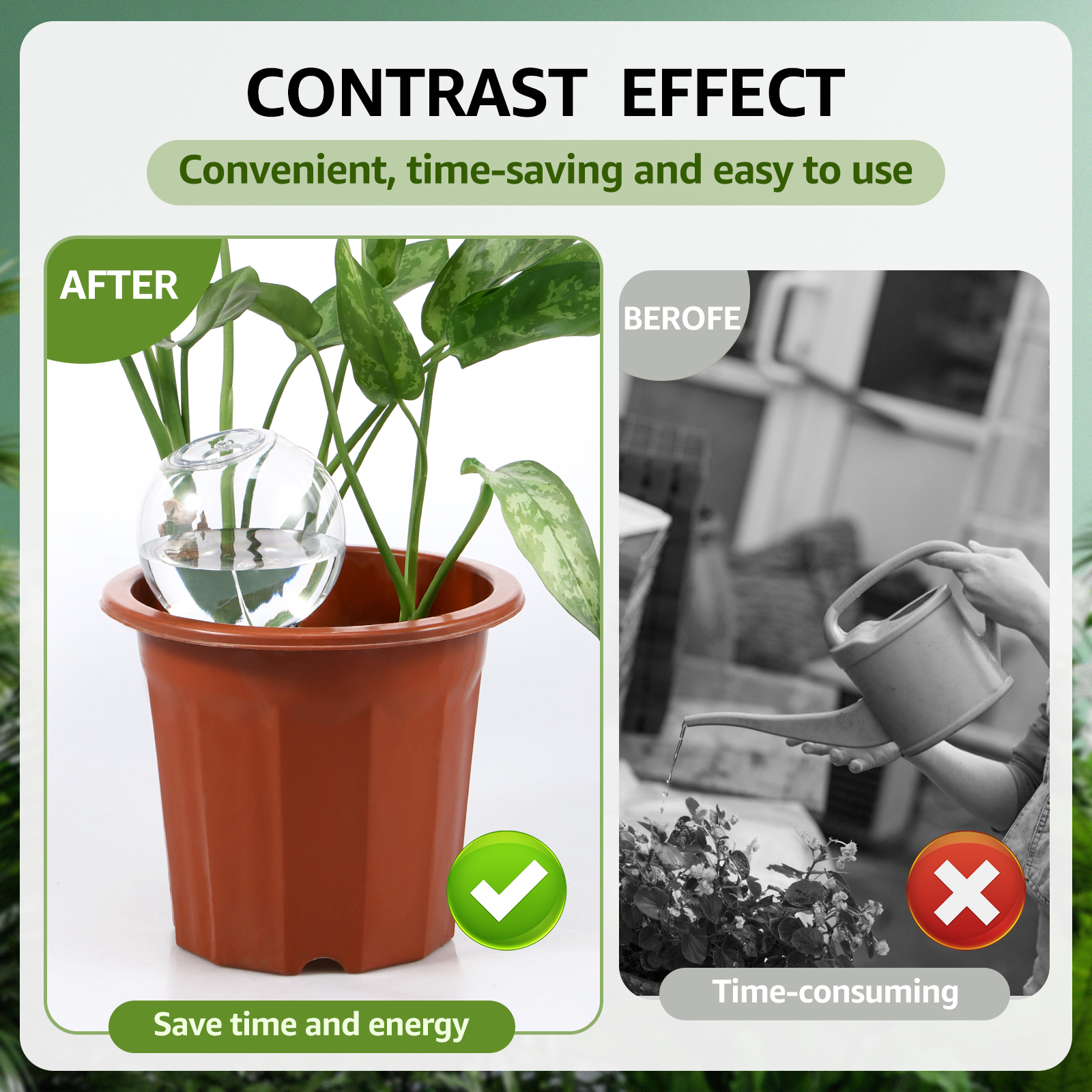 2/4Pcs 500ML Automatic Drip Ir - Self Watering Insert のレビューと価格