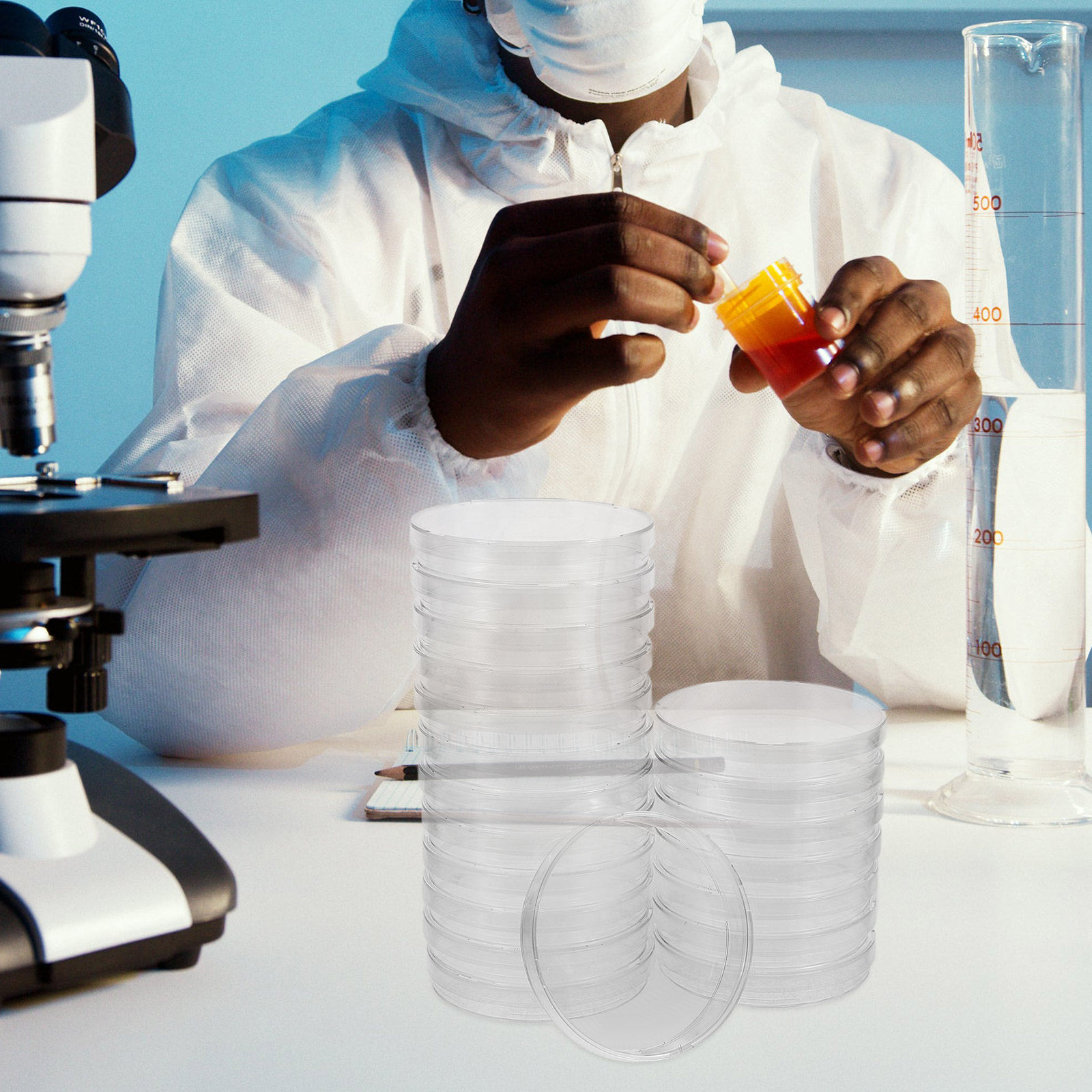 20Pcs Clear Sterile Petri Dish - Agar Tissue Culture のレビューと価格