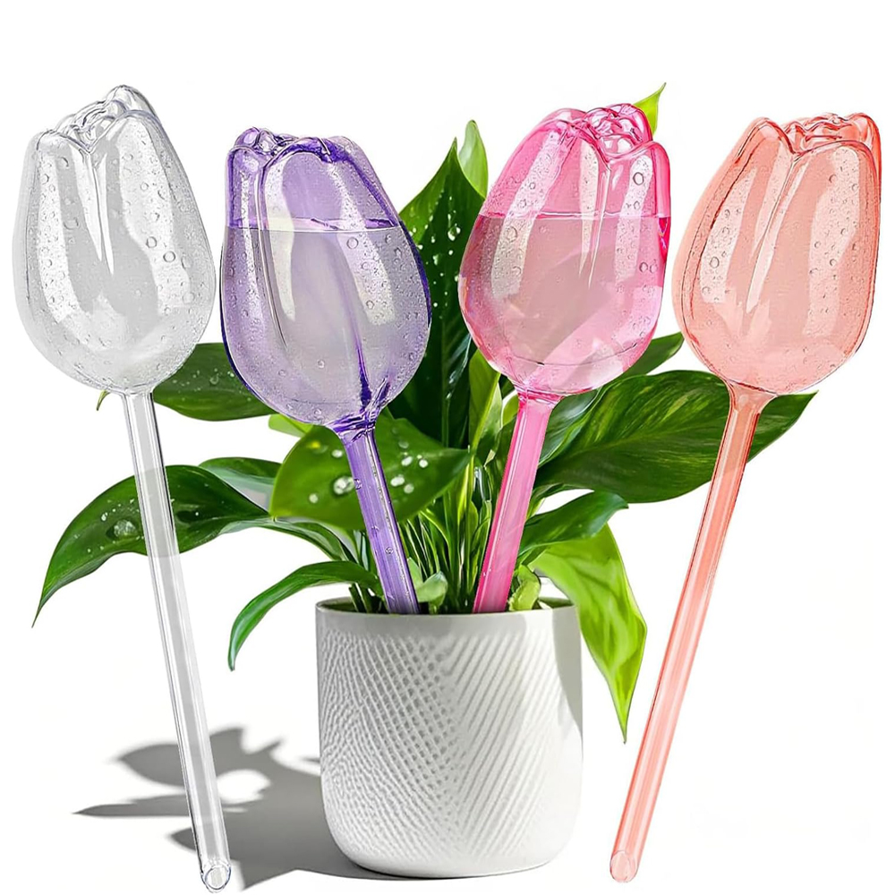 2/4pcs Tulip-Shaped Self-Water - Self Watering Insert のレビューと価格