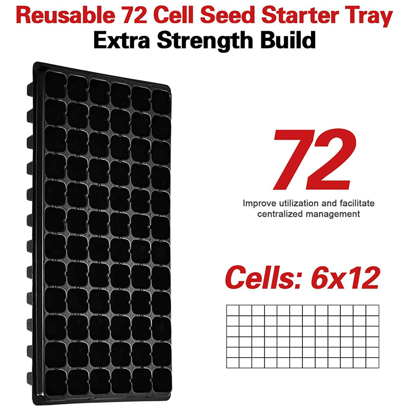 B84B-10 Pack Seed Starter Tray - Propagation Tray 72 のレビューと価格