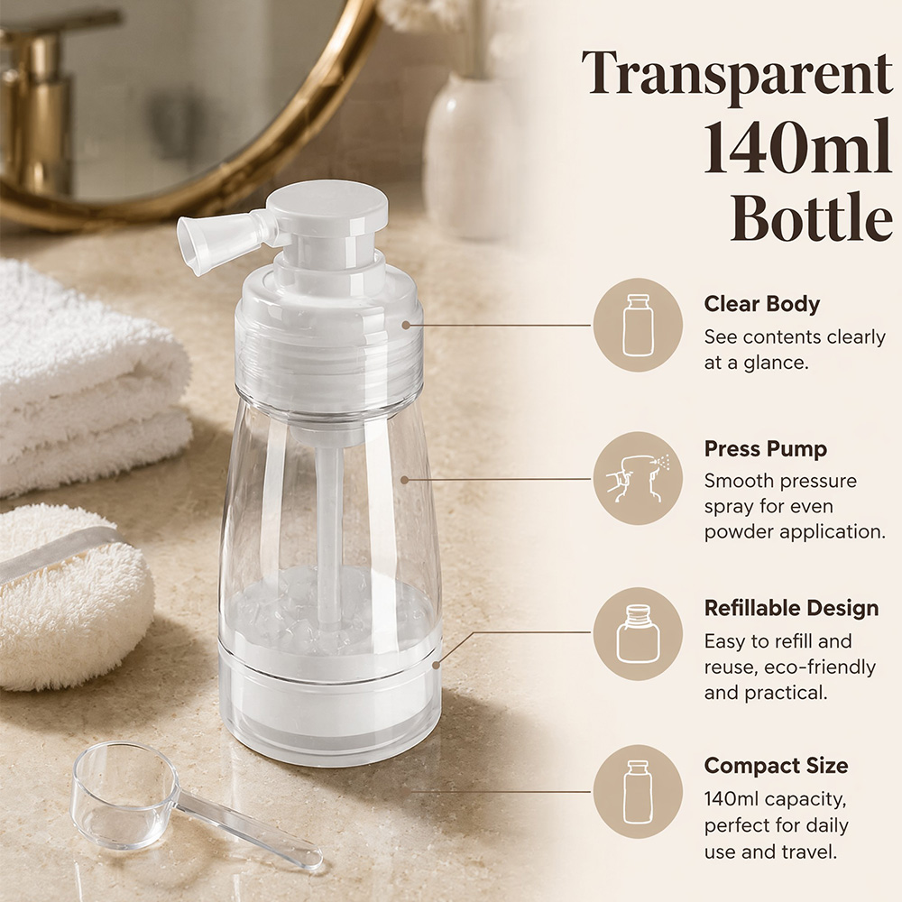 140ml Press-Type Dry Powder Sp - Misting Bottle Fine のレビューと価格