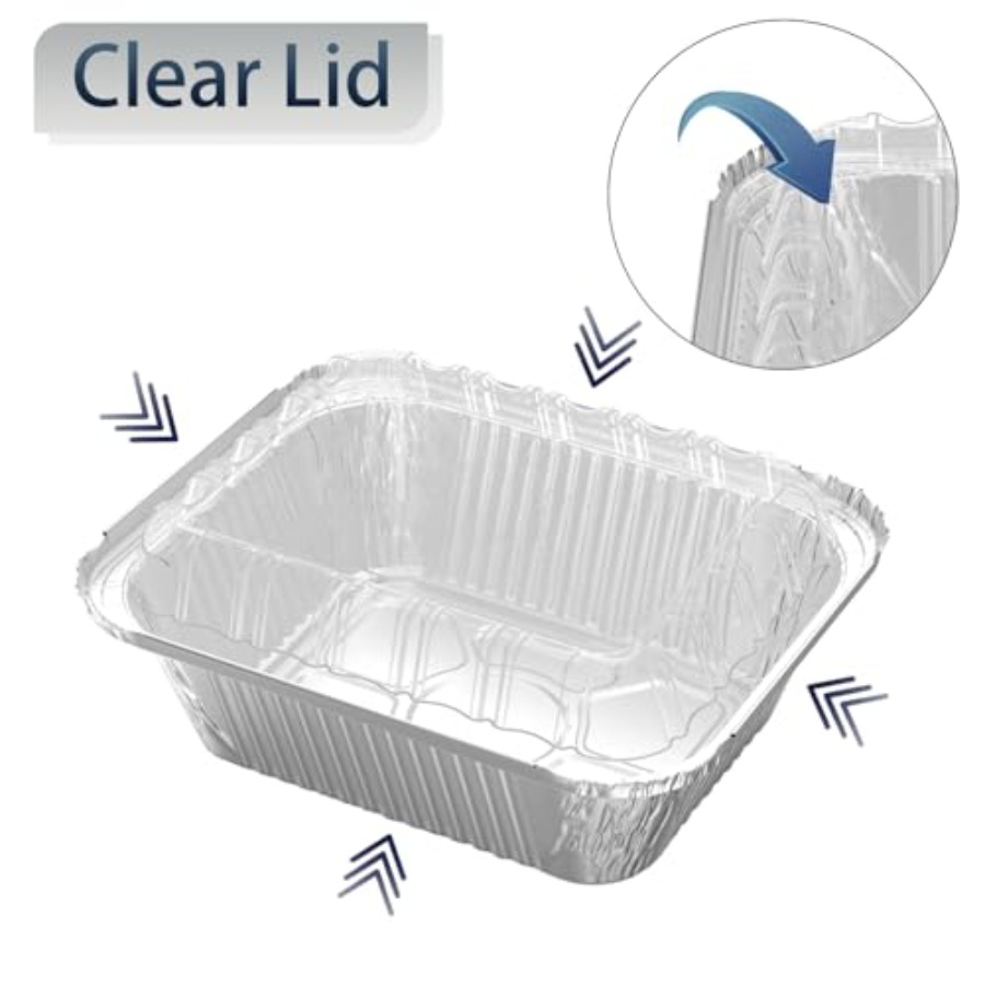 25 Pack Rectangular Disposable - Plastic Dome Clear のレビューと価格
