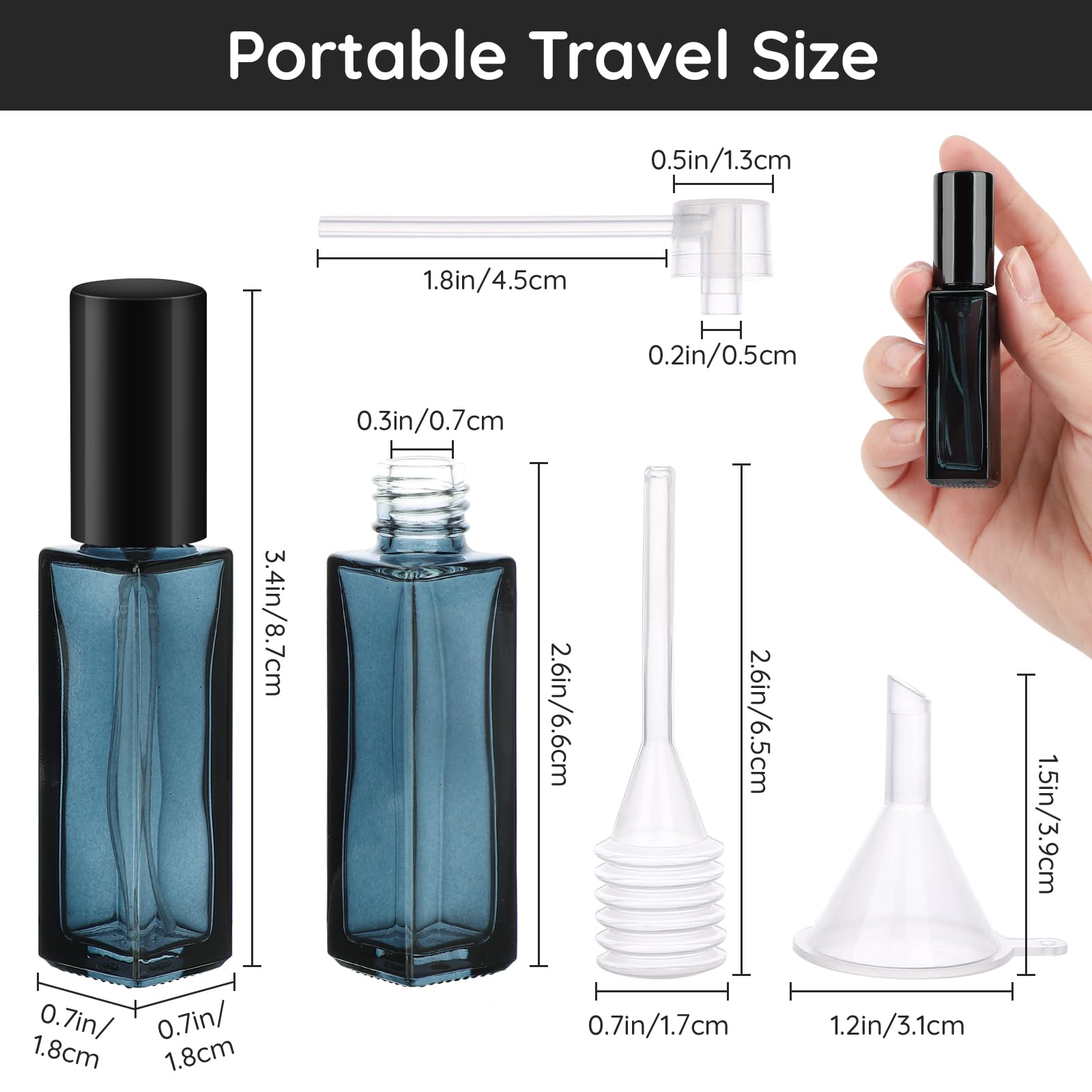 10pcs Perfume Bottle Spray Emp - Misting Bottle Fine のレビューと価格