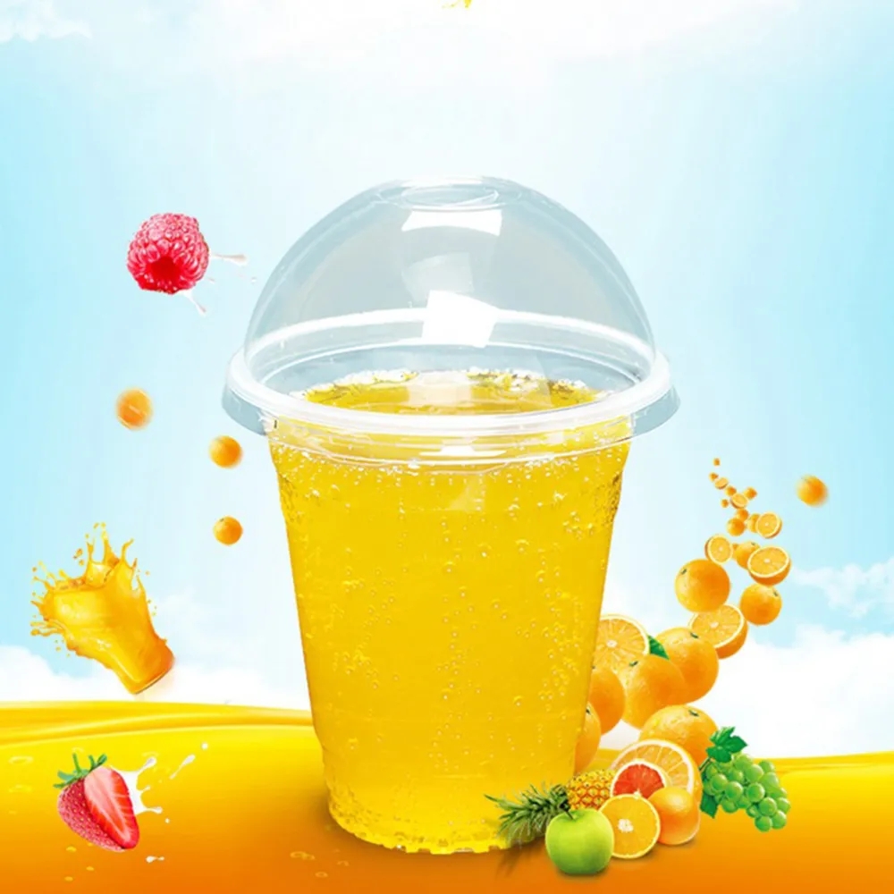 50Pcs 360ml/380ml/500ml Dispos - Plastic Dome Clear のレビューと価格