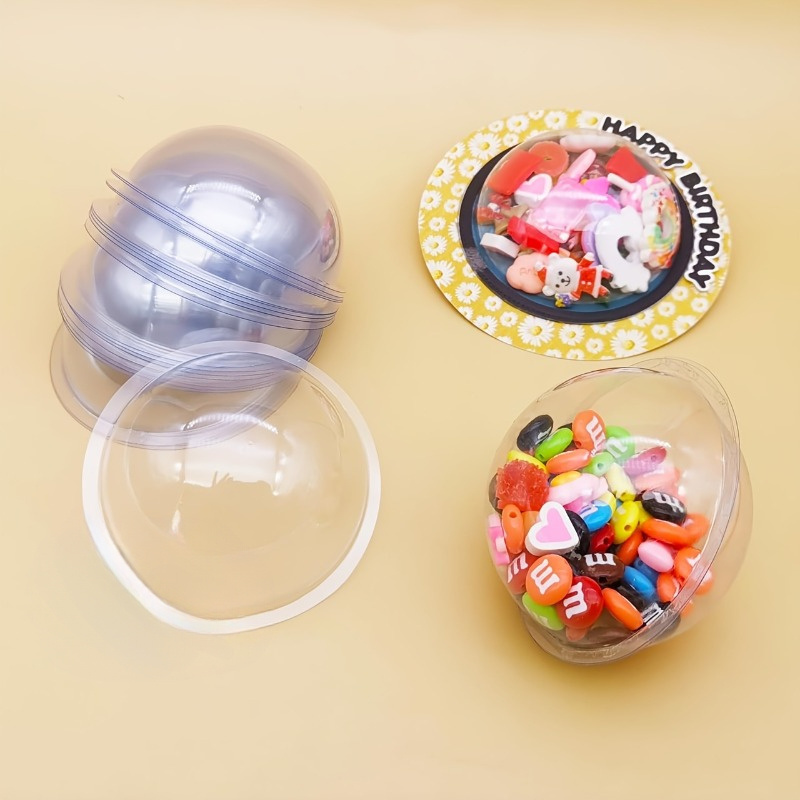 10pcs/set DIY Plastic Candy Do - Plastic Dome Clear のレビューと価格