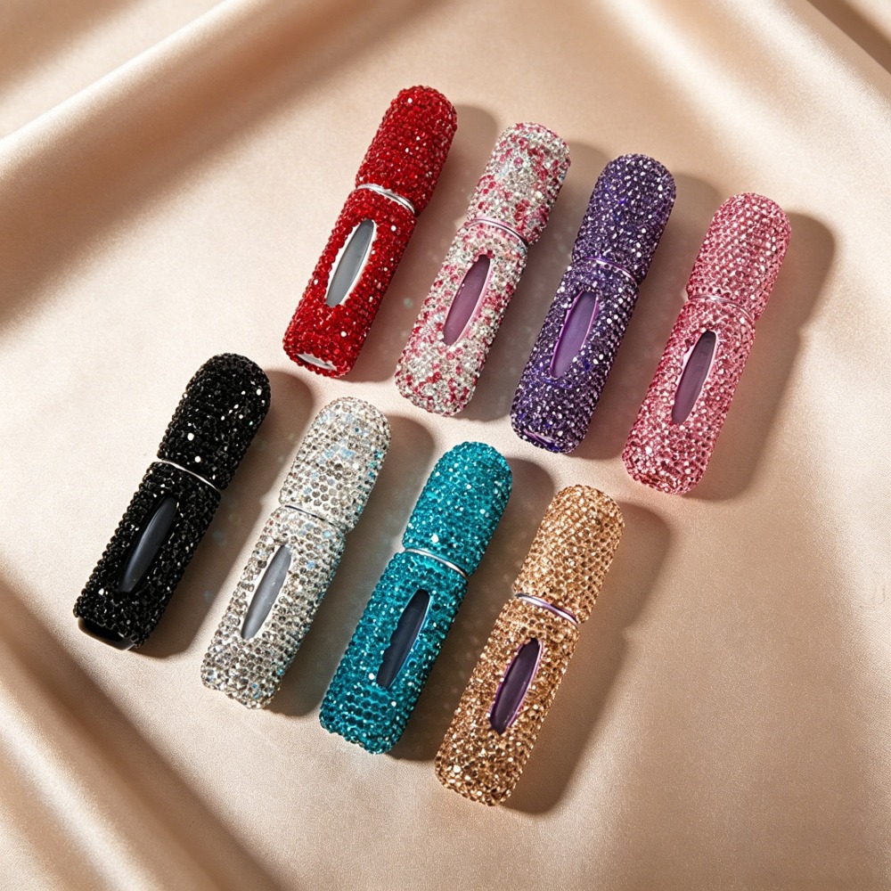 New 5ML Rhinestone Perfume Bot - Misting Bottle Fine のレビューと価格