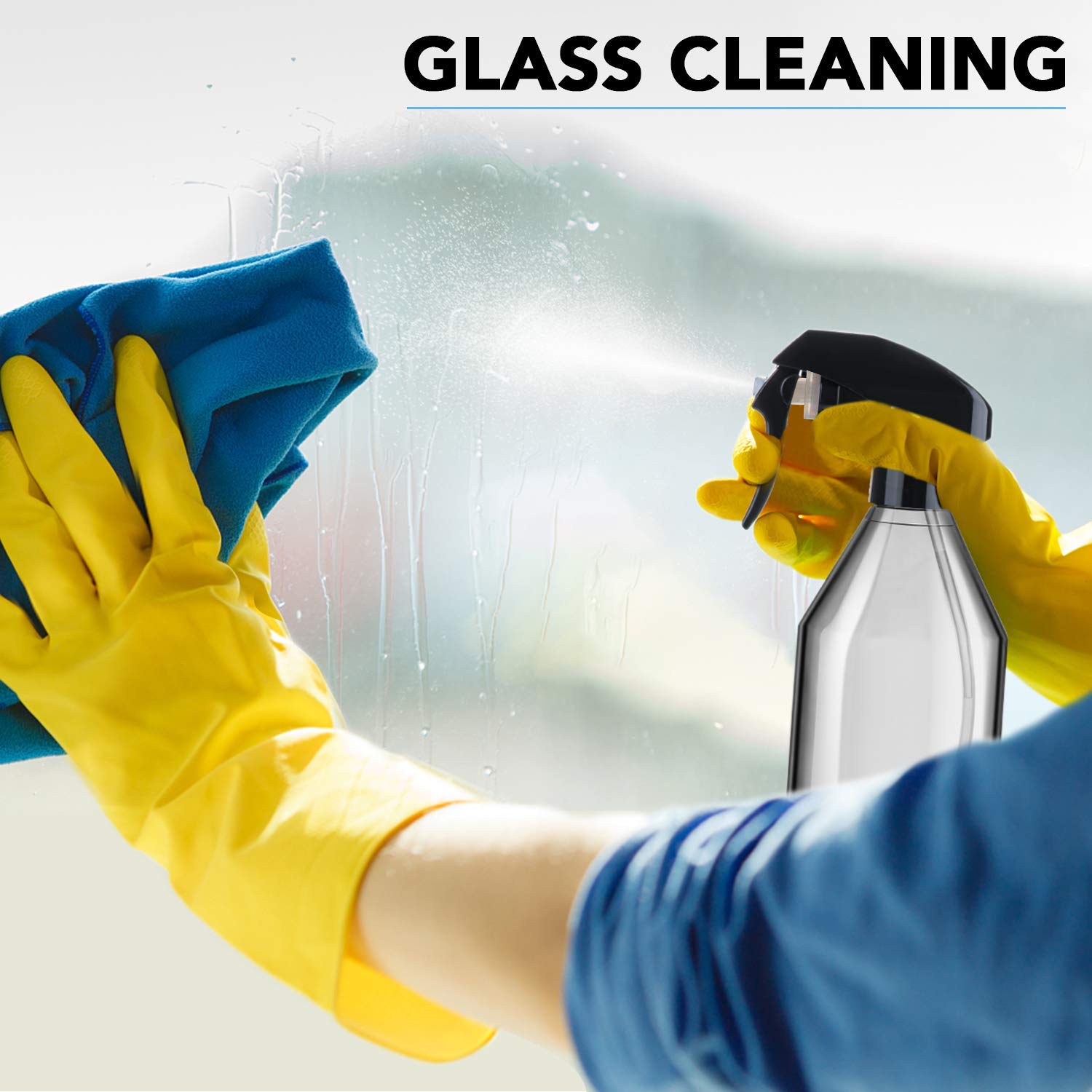 3Pack Spray Bottle, 10oz Plast - Misting Bottle Fine のレビューと価格