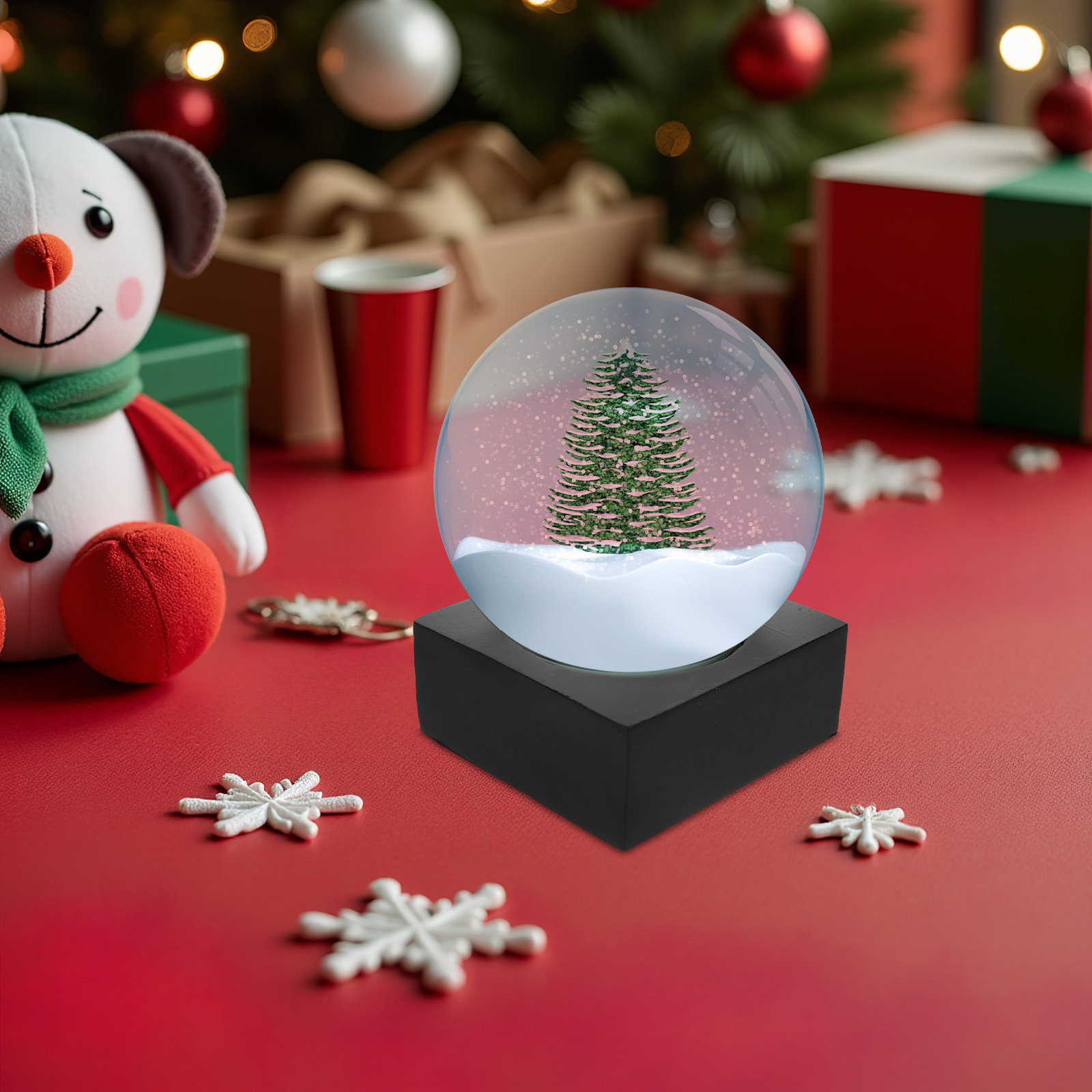 Glass Snow Globe DIY Kit Thick - Plastic Dome Clear のレビューと価格