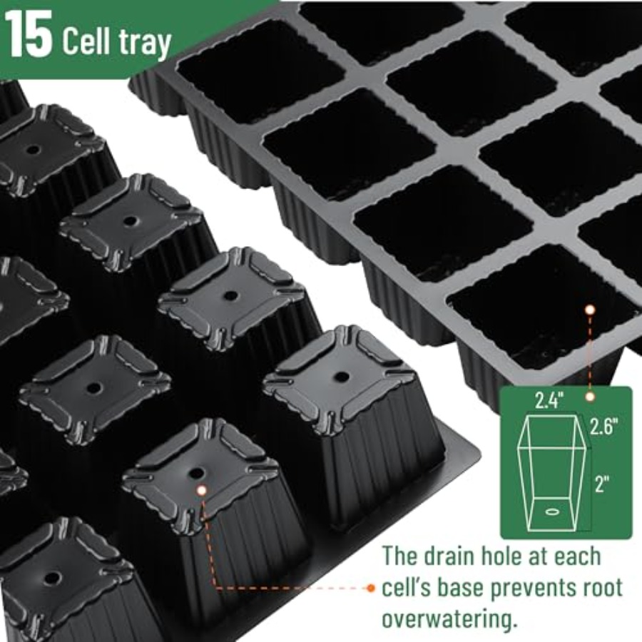 5-Set Seed Starter Tray Kits D - Humidity Dome Kit のレビューと価格