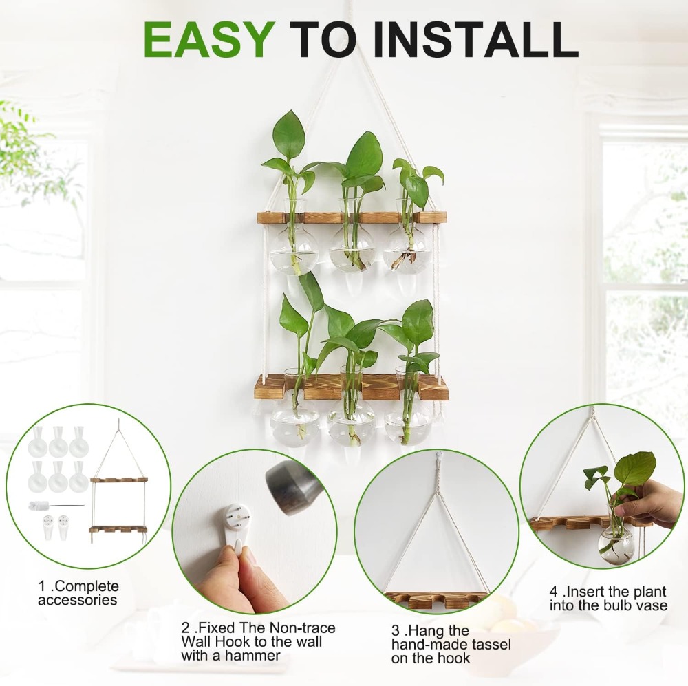 Wall Hanging Plant Propagation - Propagation Station Vase のレビューと価格