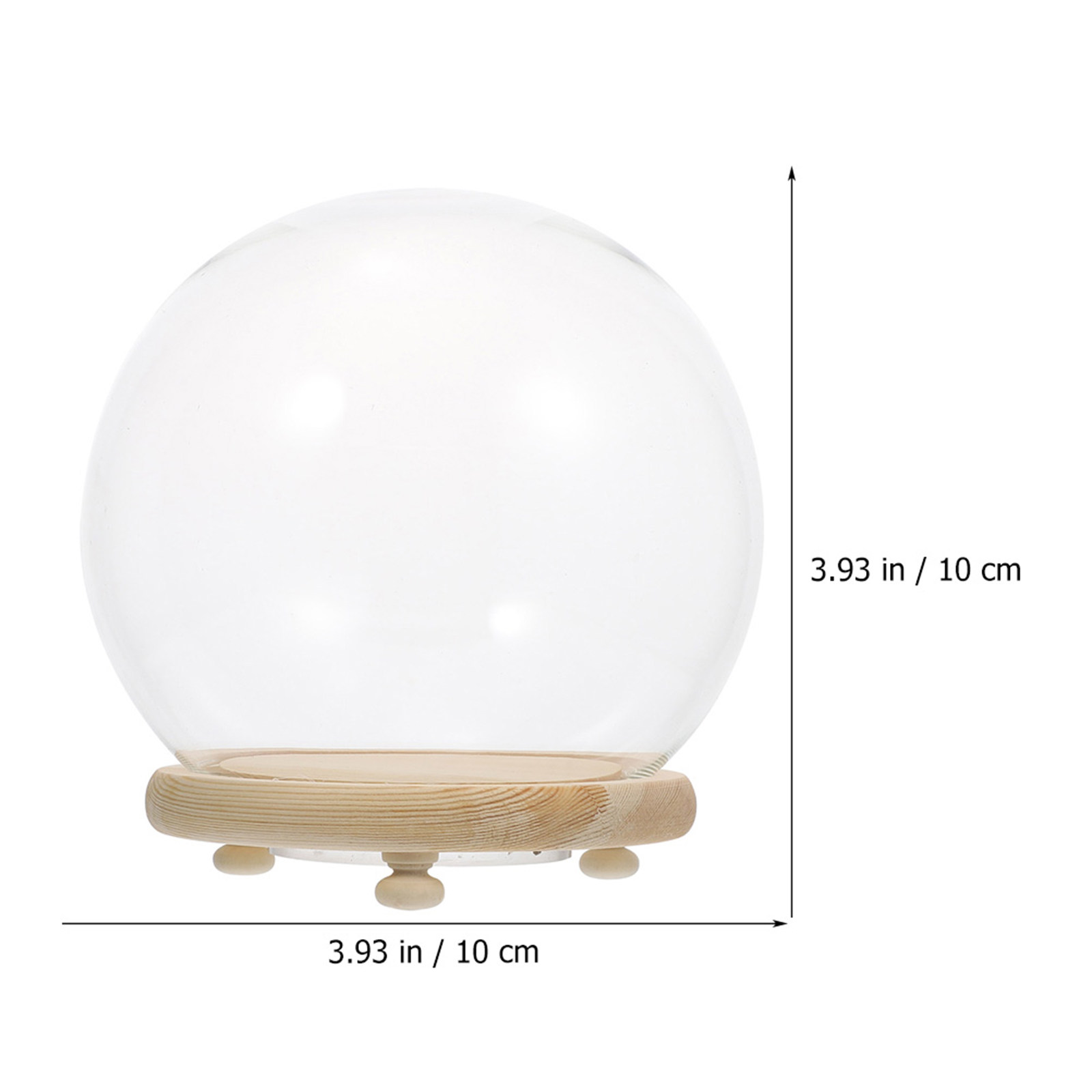 Clear Glass Dome Display Case  - Plastic Dome Clear のレビューと価格