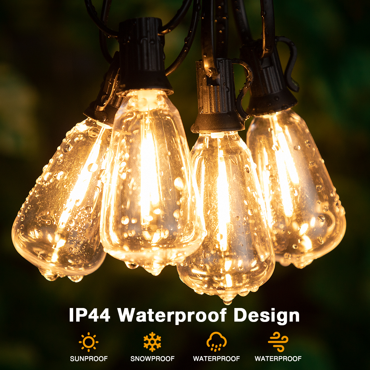 110V US Plug ST38 String Light - Self Watering Insert のレビューと価格